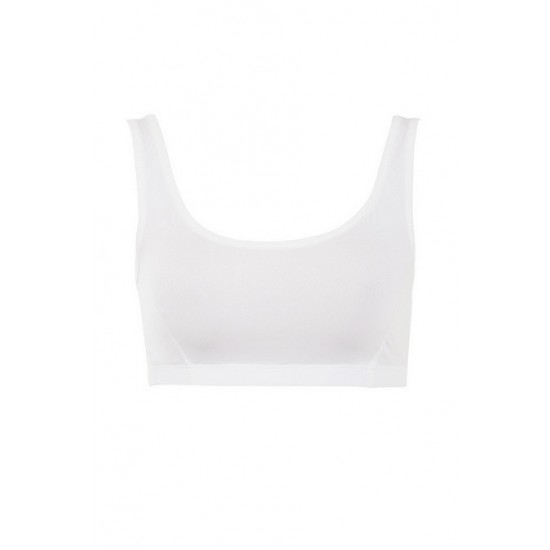 House Of CB ● Abbey Milk Stretch Jersey Cropped Top ● Sales
