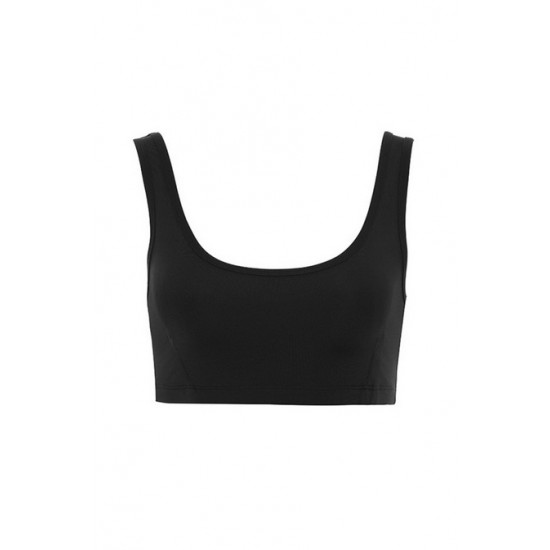 House Of CB ● Abbey Black Stretch Jersey Cropped Top ● Sales