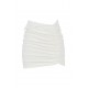House Of CB ● Emmy Off White Folded Waist Mini Skirt ● Sales