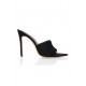 House Of CB ● Andromeda Black Suede Pointed Mule ● Sales