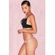 House Of CB ● Clear Side- Strap Solution Thong - Beige ● Sales
