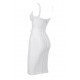 House Of CB ● Belice White Tie Waist Bandage Dress ● Sales