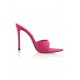 House Of CB ● Bella Pink Pointed High Heel Mules ● Sales