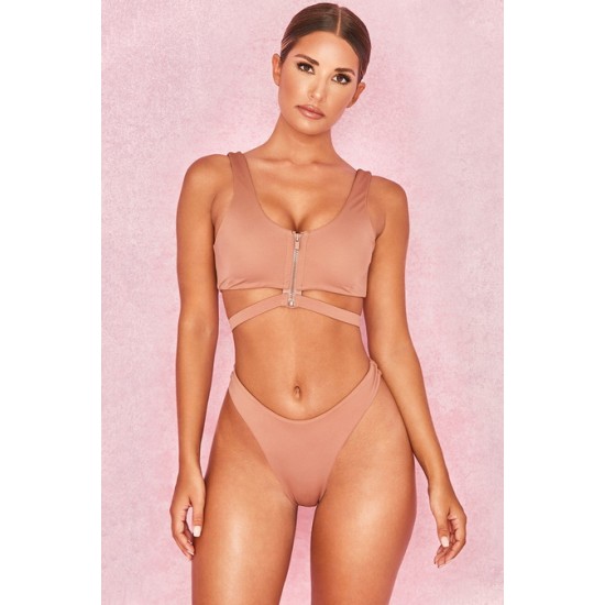 House Of CB ● Bondi Mocha Multi Way Bikini Two Piece ● Sales