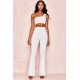 House Of CB ● Catrice White Rib Knit Trousers ● Sales