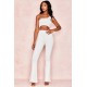 House Of CB ● Catrice White Rib Knit Trousers ● Sales