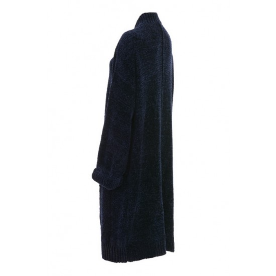 House Of CB ● Celine Navy Chenille Slouchy Cardigan ● Sales