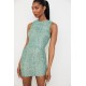 House Of CB ● Chelsea Ivy Ruched Mesh Mini Dress ● Sales