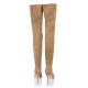 House Of CB ● Extraordinaire Tan Real Suede Thigh Boots ● Sales