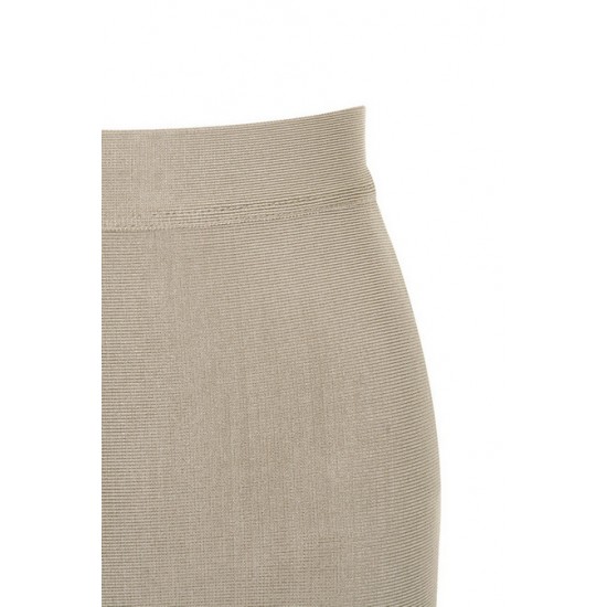House Of CB ● Giannelli Beige Midi Length Bandage Skirt ● Sales