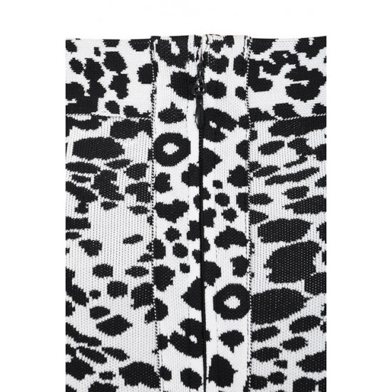 House Of CB ● Giannelli Dalmatian Print Midi Length Bandage Skirt ● Sales