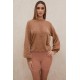 House Of CB ● Lexi Toffee Slouchy Fit Hoodie ● Sales