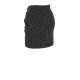 House Of CB ● Martha Black Sparkle Draped Mini Skirt ● Sales