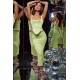 House Of CB ● Maylene Lime Crystal Strap Midi Skirt ● Sales