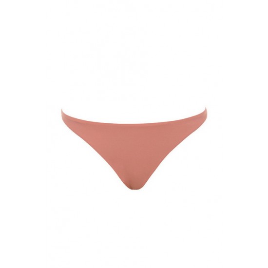 House Of CB ● Pinamar Matte Salmon Triangle Bikini ● Sales