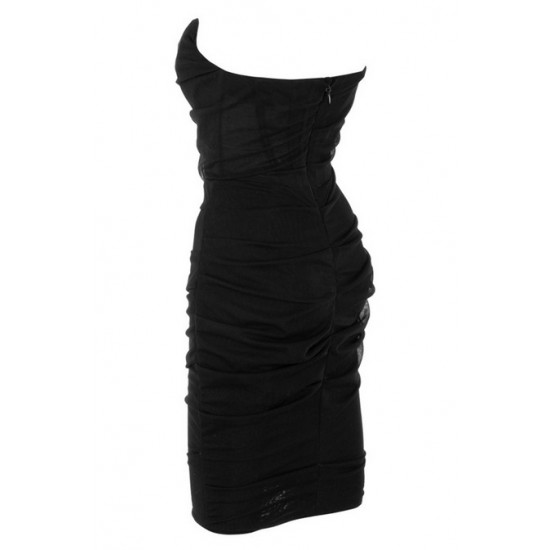House Of CB ● Leila Black Mesh Strapless Corset Dress ● Sales