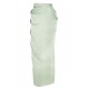 House Of CB ● Constance Sage Silky Satin Draped Skirt ● Sales