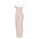 House Of CB ● Charmaine Blush Pink Corset Maxi Dress ● Sales
